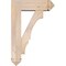 Ekena Millwork Balboa Arts and Crafts Smooth Bracket w/ Offset Brace, Douglas Fir, 7 1/2"W x 24"D x 36"H BKT0806X24X36BOA03SDF - alternate 2